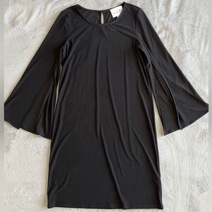 Compli K Black Bell Sleeve Dress Size Small